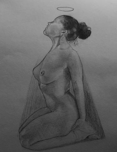 Original Realism Nude Drawings by Oryiman Agbaka