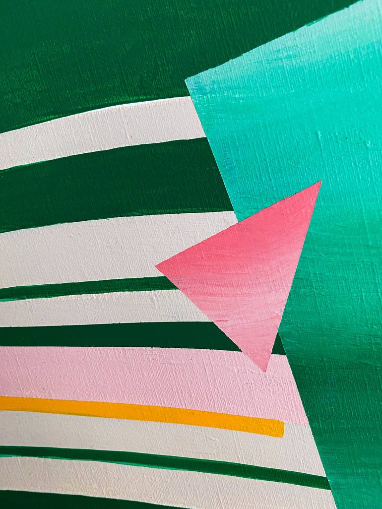 Original Minimalism Architecture Painting by Diana Zhuk