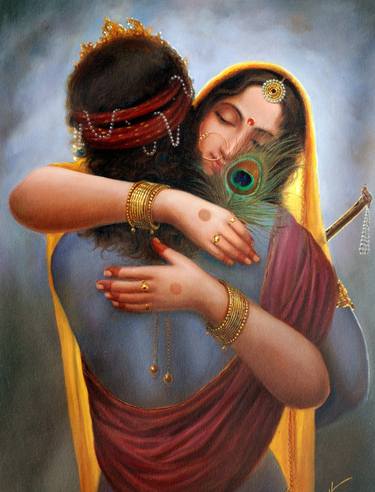 Original Realism Religion Painting by Hari Om Singh