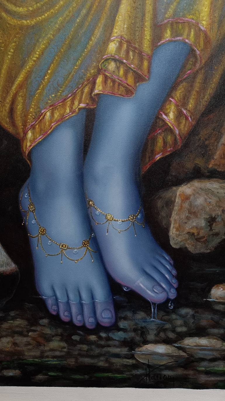 Original Conceptual Religion Painting by Hari Om Singh