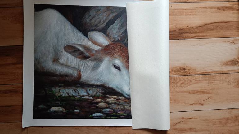 Original Conceptual Religion Painting by Hari Om Singh