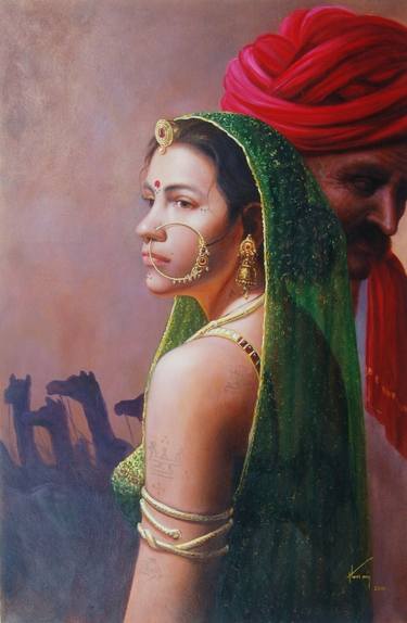 Original Expressionism Culture Paintings by Hari Om Singh