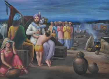 Original Realism Religion Paintings by Hari Om Singh