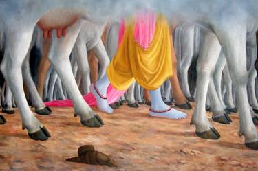 Original Realism Religion Paintings by Hari Om Singh