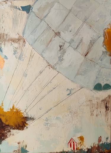Original Abstract Expressionism Aerial Paintings by nita loves