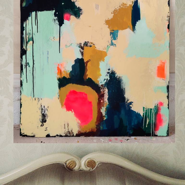 Original Abstract Expressionism Abstract Painting by nita loves