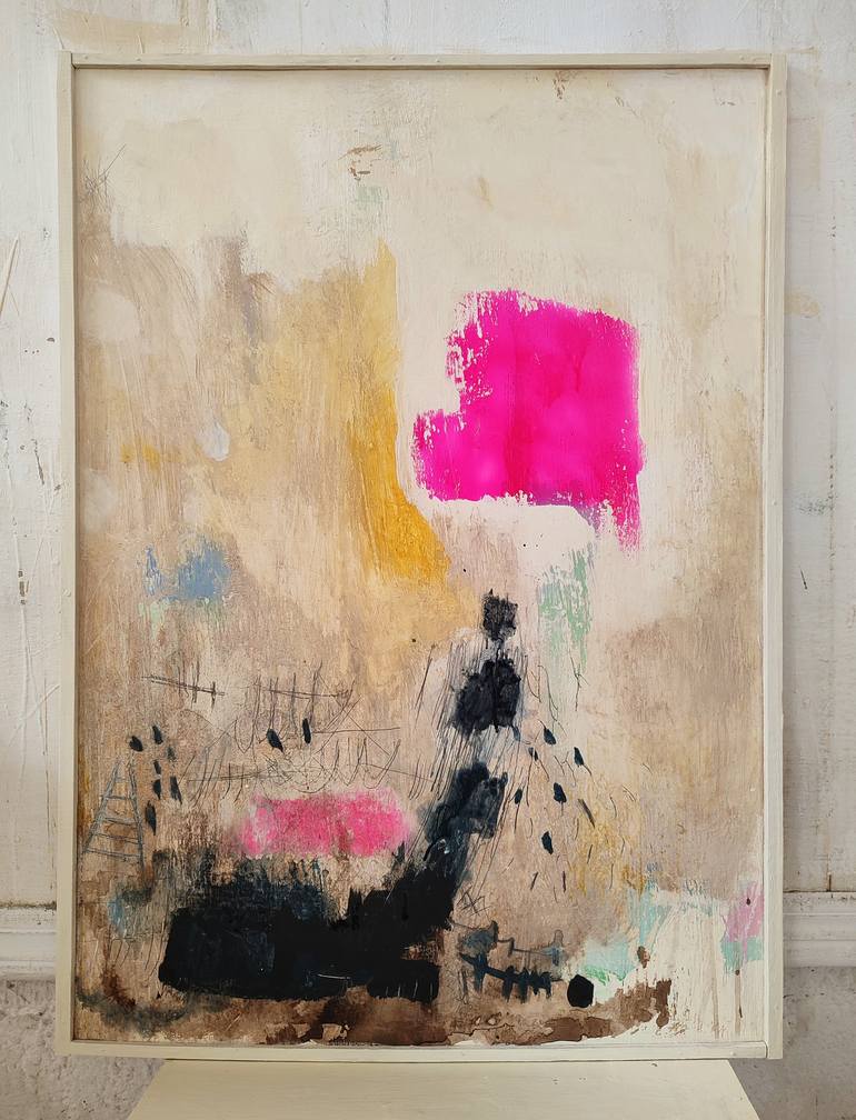 Original Abstract Expressionism Abstract Painting by nita loves