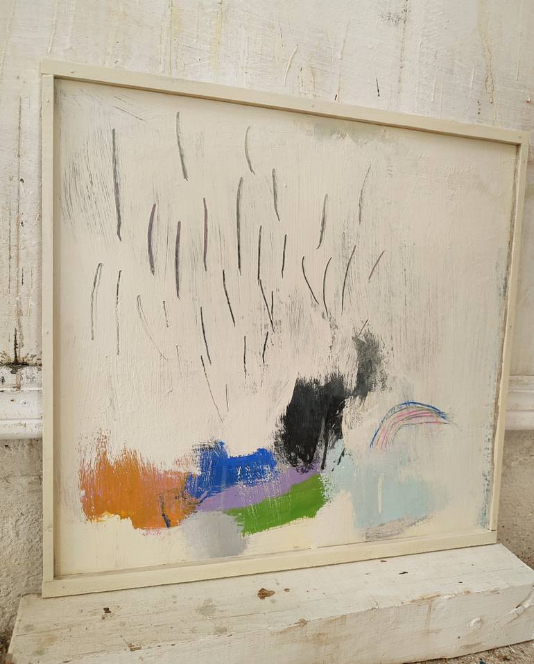 Original Street Art Abstract Painting by Nita Loves