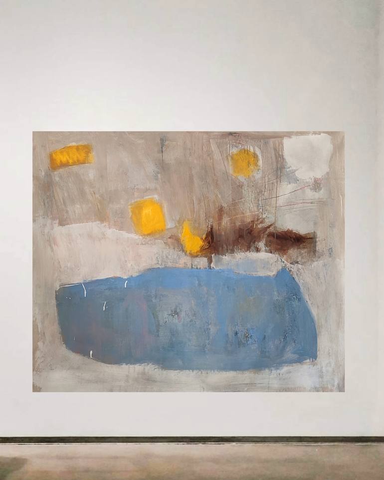 Original Abstract Expressionism Abstract Painting by Nita Loves