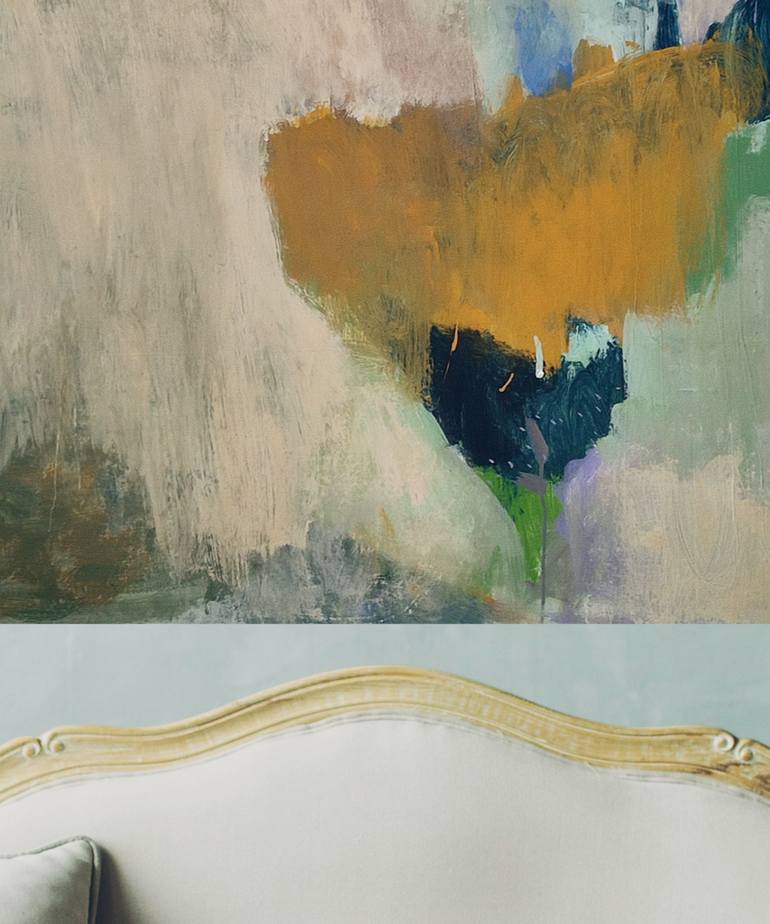 Original Abstract Expressionism Abstract Painting by Nita Loves