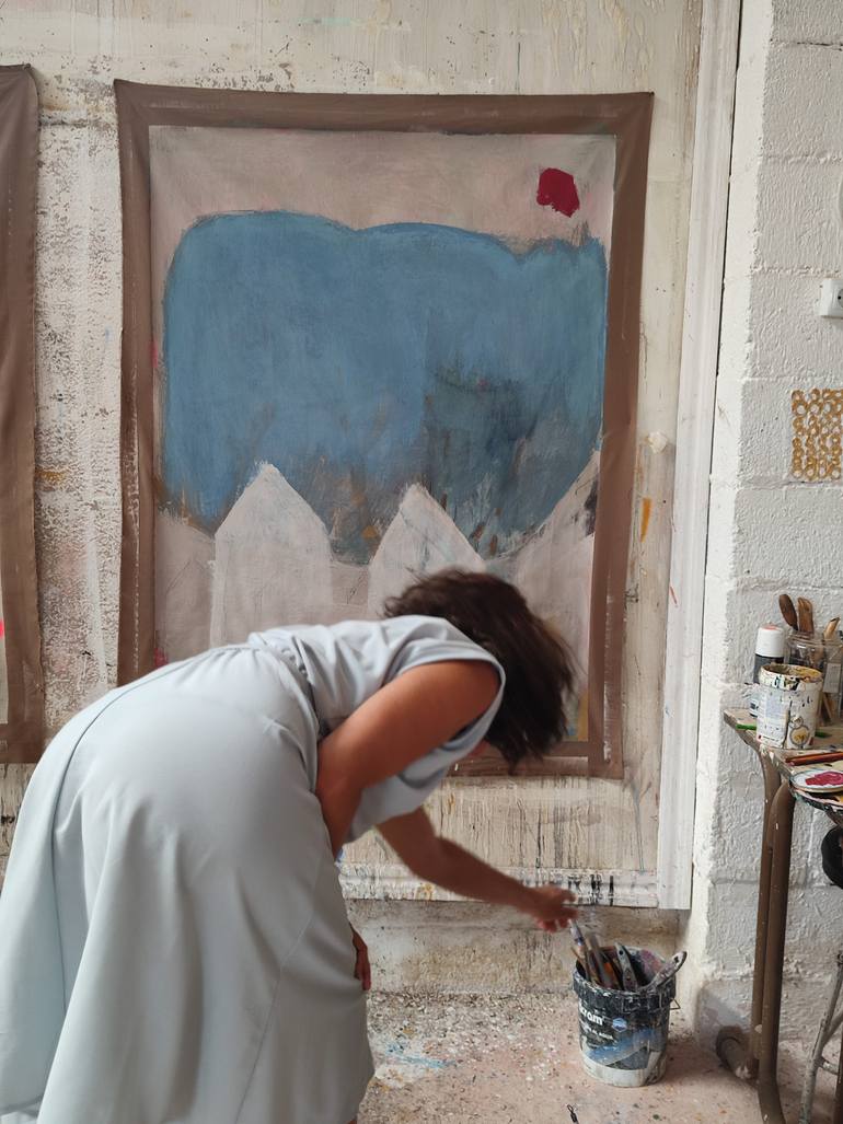 Original Contemporary Abstract Painting by Nita Loves