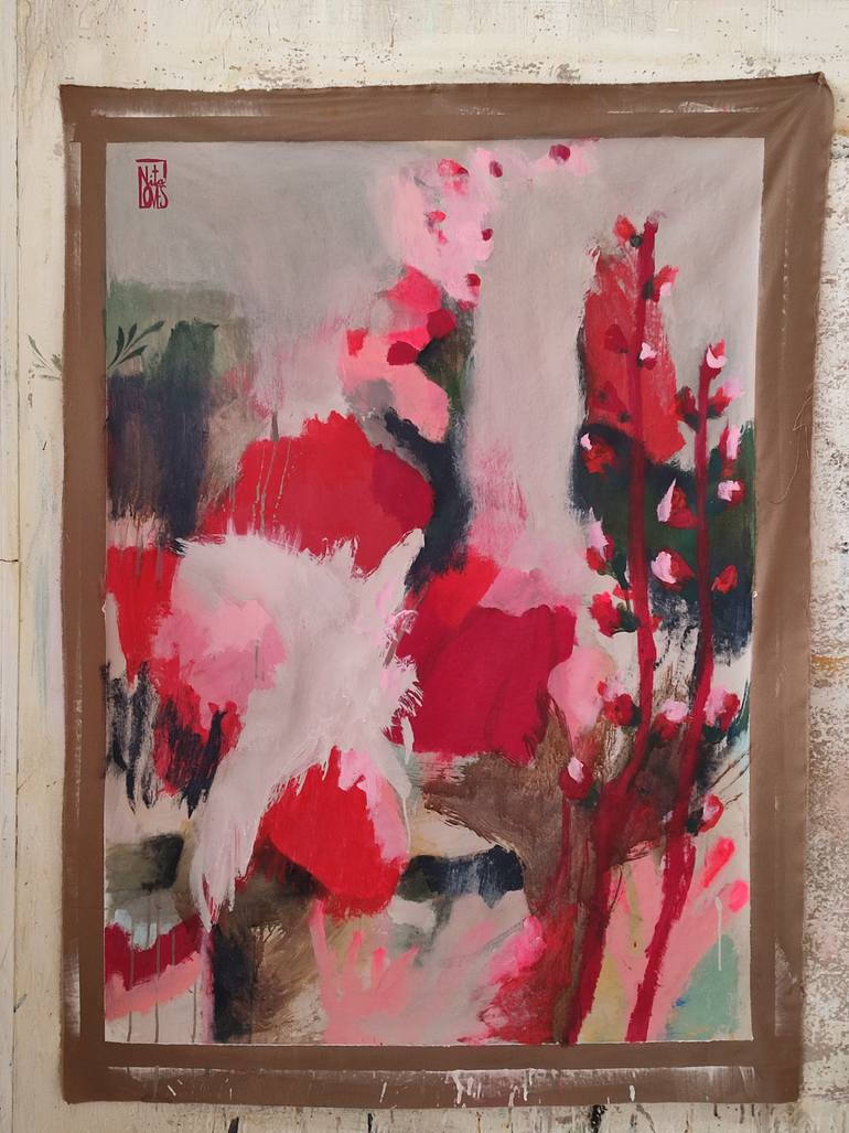 Original Abstract Expressionism Abstract Painting by Nita Loves