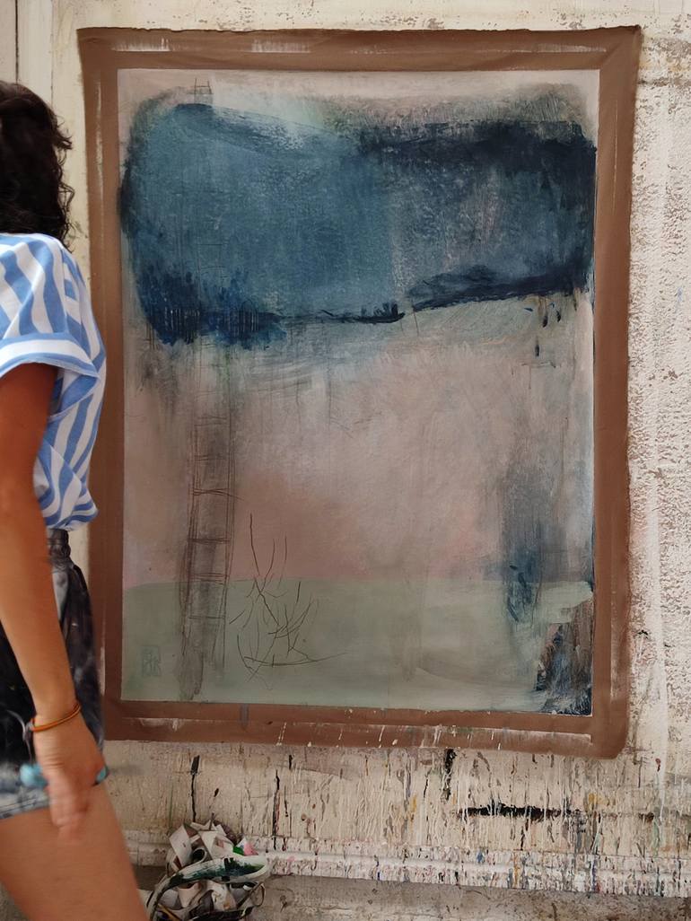 Original Abstract Expressionism Abstract Painting by Nita Loves