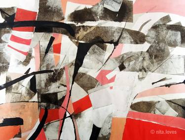 Original Cubism Abstract Paintings by nita loves