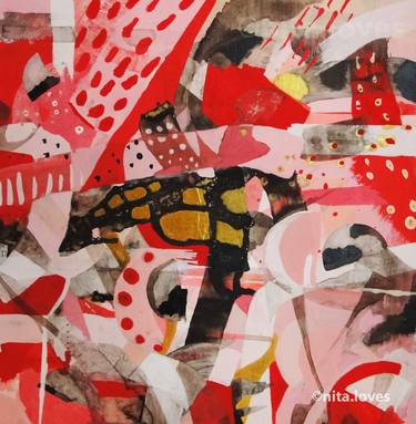 Original Illustration Abstract Paintings by nita loves