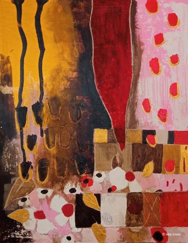 Original Abstract Expressionism Patterns Paintings by nita loves