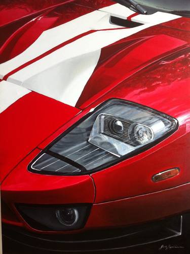 Original Photorealism Car Paintings by Cobo Nepomuceno