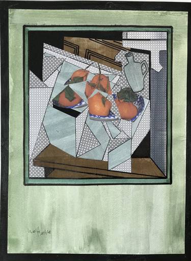 Original Cubism Fantasy Collage by Roberto Melfi