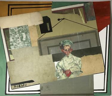 Collage #14 (Portrait of a Cook by Soutine) thumb