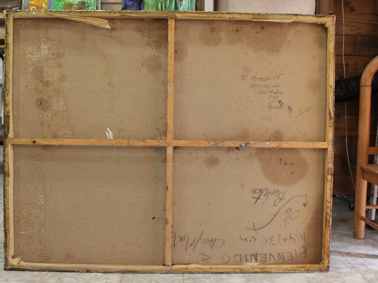 Original Expressionism Love Painting by Jorge Berlato