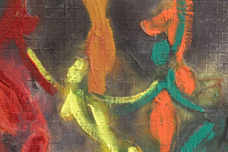 Original Expressionism Love Painting by Jorge Berlato