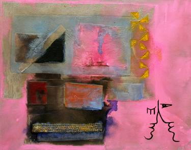 Original Abstract Love Painting by Jorge Berlato