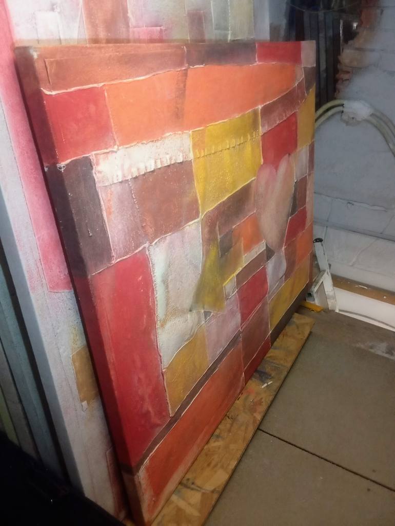 Original Abstract Love Painting by Jorge Berlato