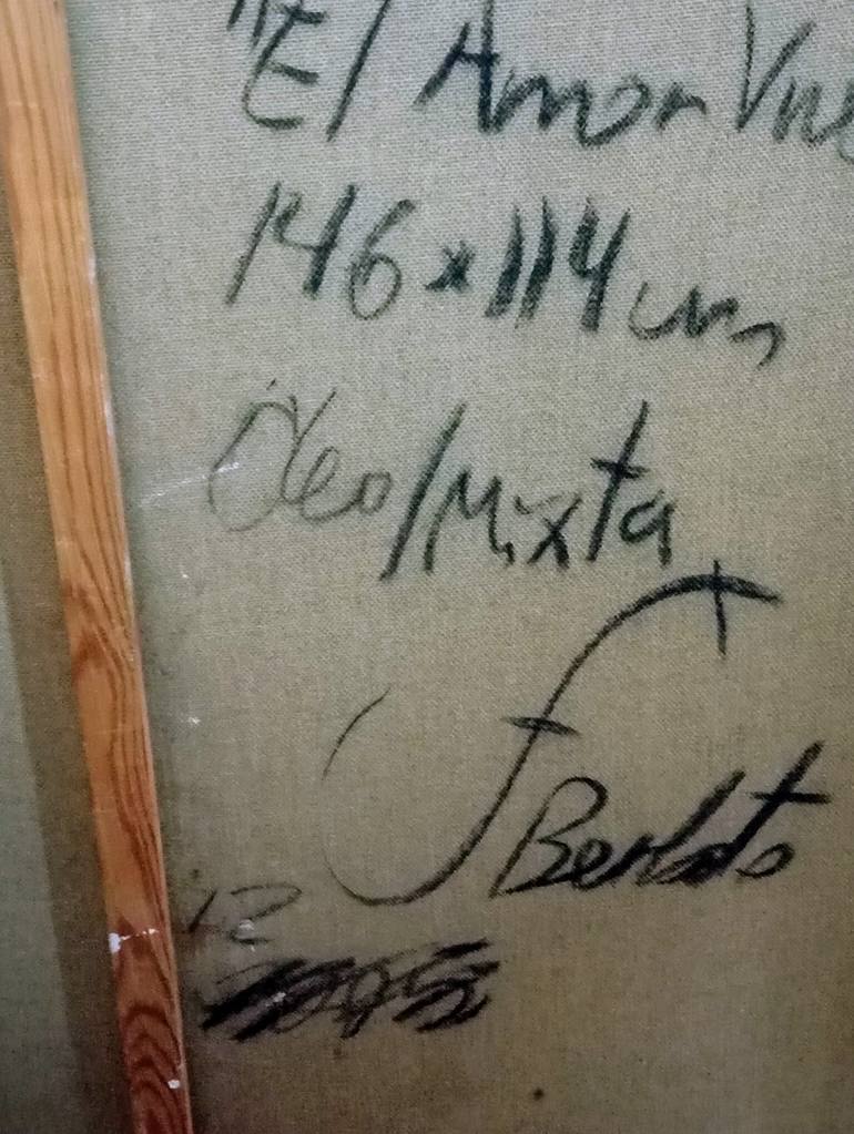 Original Abstract Love Painting by Jorge Berlato