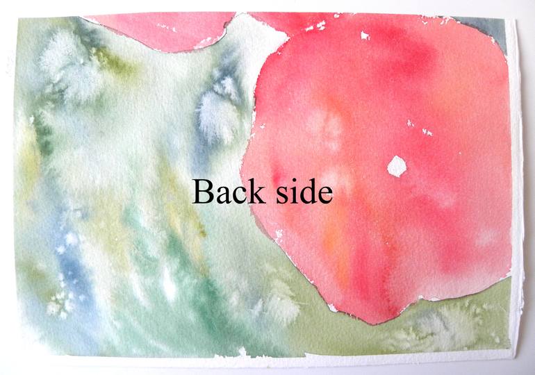 Original Abstract Landscape Painting by Elena Poigina