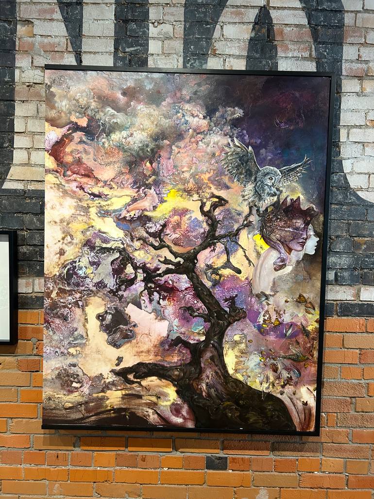 Original Abstract Landscape Painting by Darrin Hartman