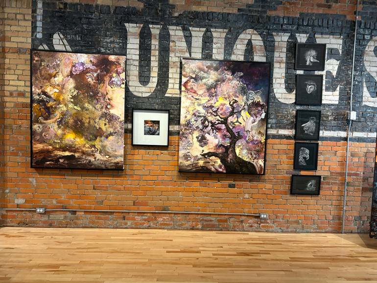 Original Abstract Landscape Painting by Darrin Hartman