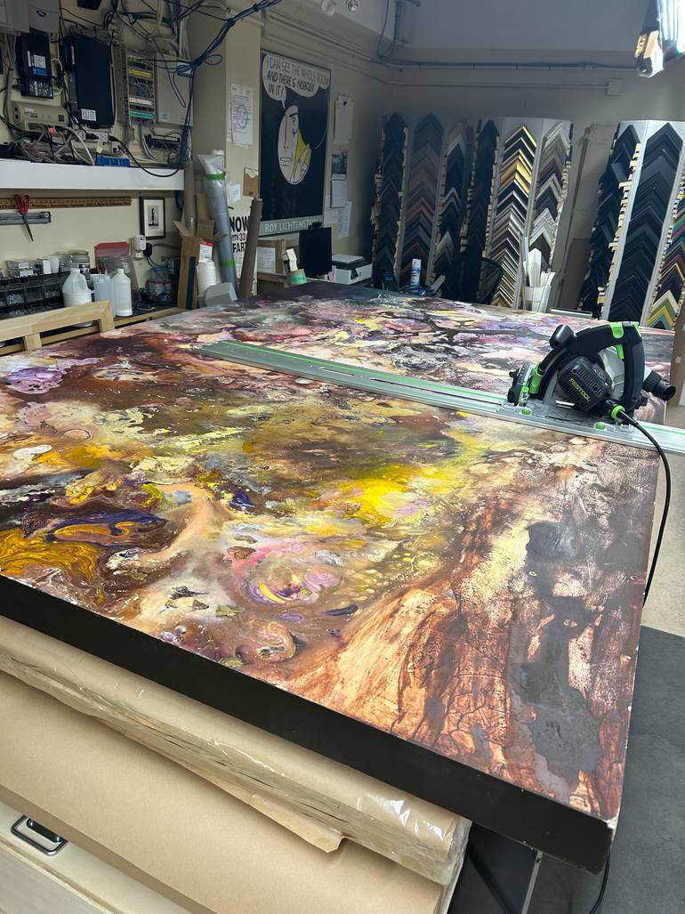 Original Abstract Landscape Painting by Darrin Hartman