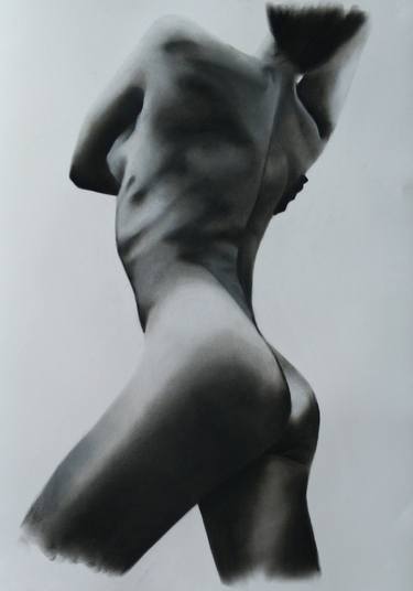 Original Figurative Nude Drawing by Briony Haynes