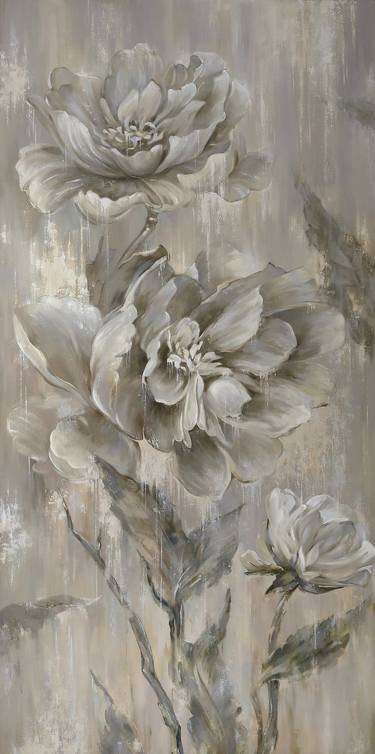 Original Fine Art Floral Paintings by Mariana Baciu