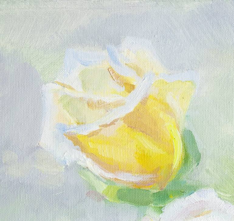 Original Impressionism Floral Painting by Mariana Baciu