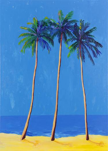 Original Beach Paintings by Charlie Yallop