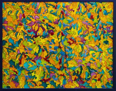 Original Abstract Expressionism Abstract Mixed Media by Tatsiana Saleh