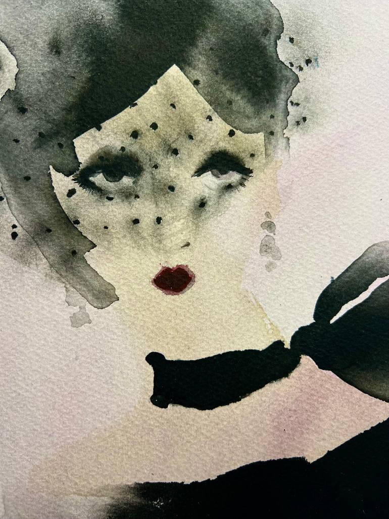 Original Figurative Fashion Painting by Bridget Davies Art