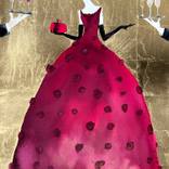Red or Rose Champagne Madam? by Bridget Davies Art