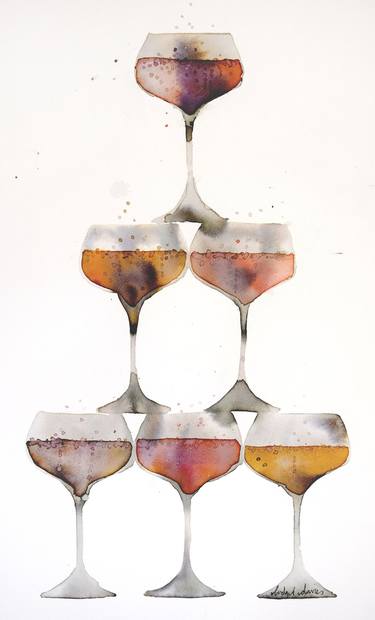 Original Fine Art Food & Drink Paintings by Bridget Davies Art
