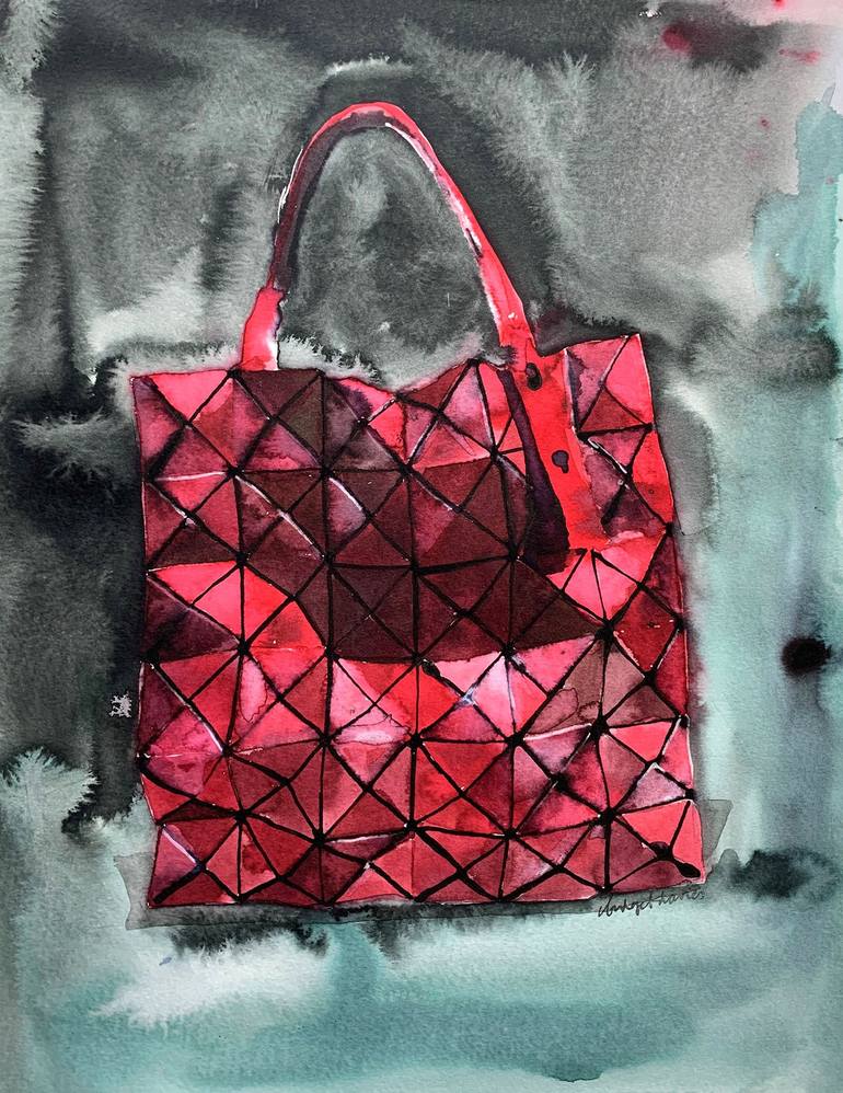 Bao Bao Bag Painting by Bridget Davies Art