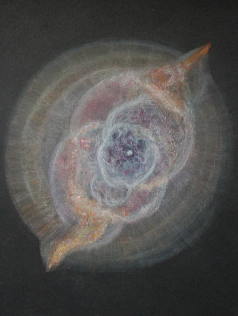Cats Eye Nebula Drawing By Dalila Pasotti Saatchi Art