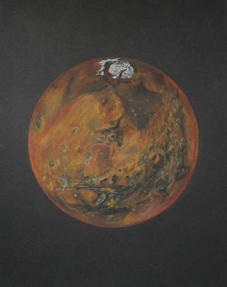 Mars Drawing By Dalila Pasotti Saatchi Art