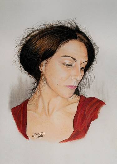 Original Realism Portrait Drawings by Taha Mansour