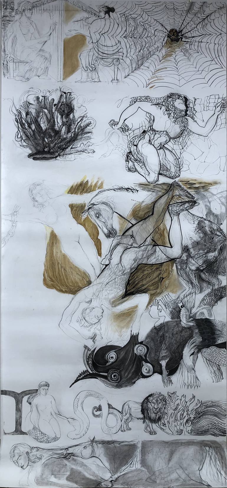 Skater Drawing by Thomas Ullbors | Saatchi Art Saudi Arabia, image size:770x1655