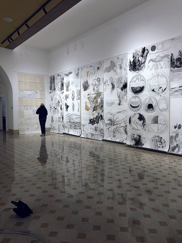 Original Figurative Body Drawing by Luminita Taranu