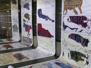 Print of Nature Installation by Luminita Taranu