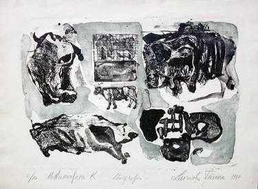 Print of Surrealism Animal Printmaking by Luminita Taranu