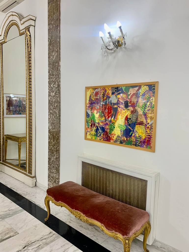 Original Modernism Abstract Painting by Luminita Taranu