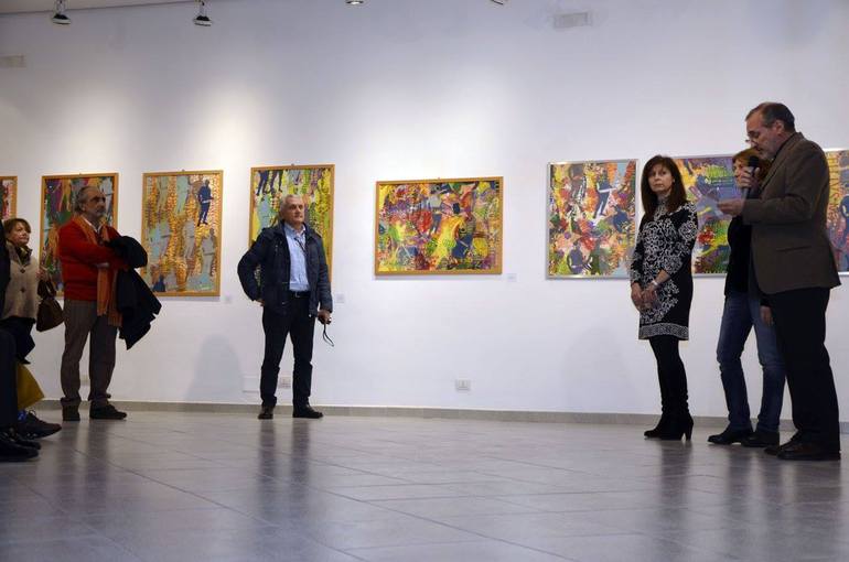 Original Modernism Abstract Painting by Luminita Taranu